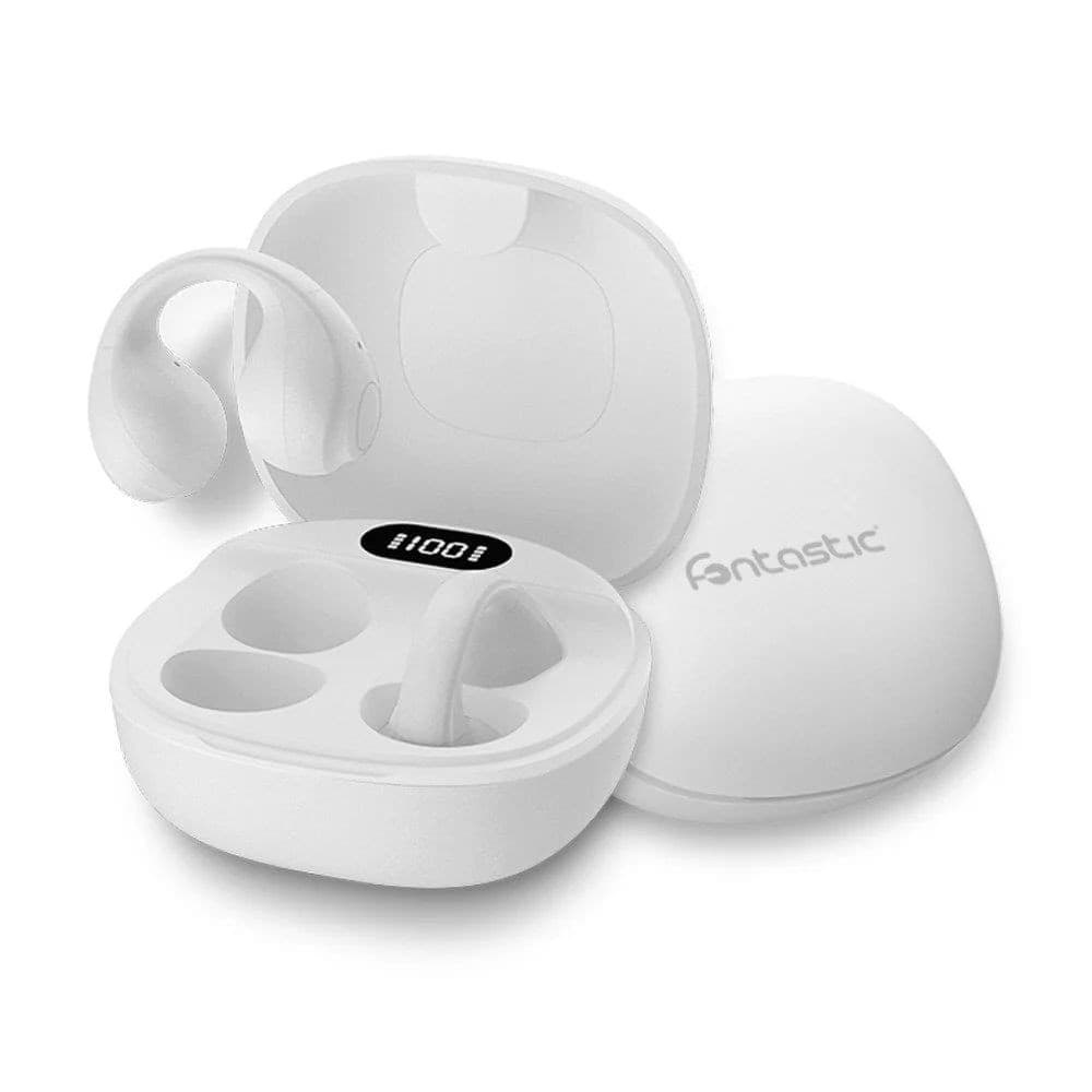 Cuffie Auricolari BT 5.4 TWS con Custodia di Ricarica USB-C&trade Smart Touch Screen LCD Bianco - 10