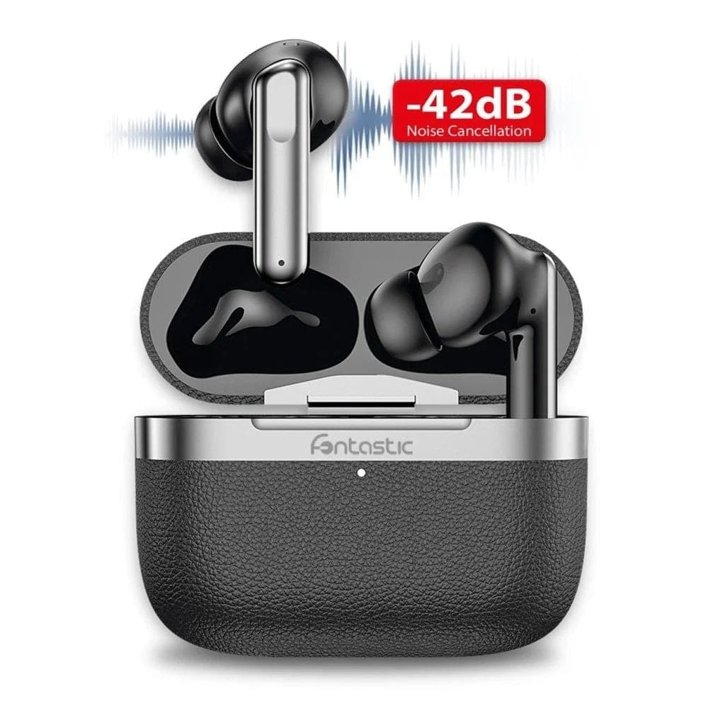 Cuffie Auricolari BT 5.4 TWS con Hybrid ANC + ENC 6 Microfoni Custodia USB-C&trade e Ricarica Wireless Nero - 11
