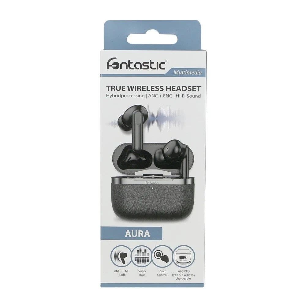 Cuffie Auricolari BT 5.4 TWS con Hybrid ANC + ENC 6 Microfoni Custodia USB-C&trade e Ricarica Wireless Nero - 9