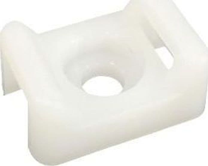 Base a Sella 17.6x12.9x8.3 mm per Fascette 100 Pz Beige - 2