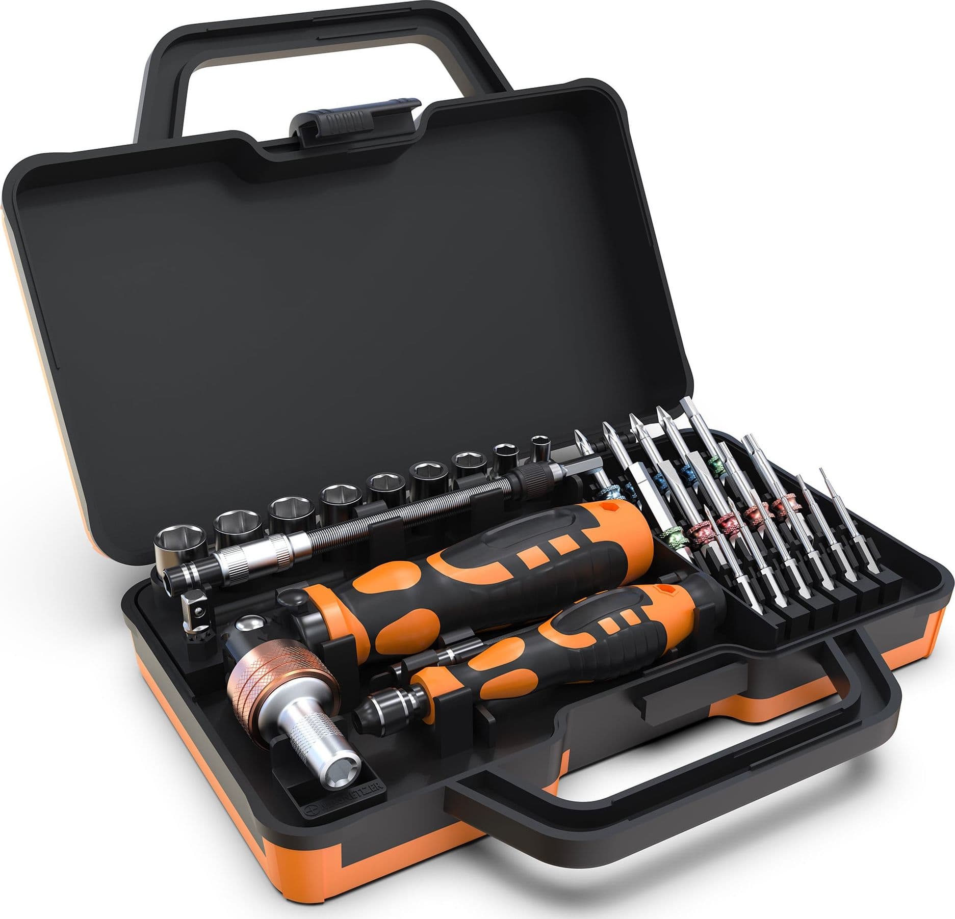 Kit Valigetta 31 pezzi in 1 Cacciaviti Bussole e Punte Professionali - 11