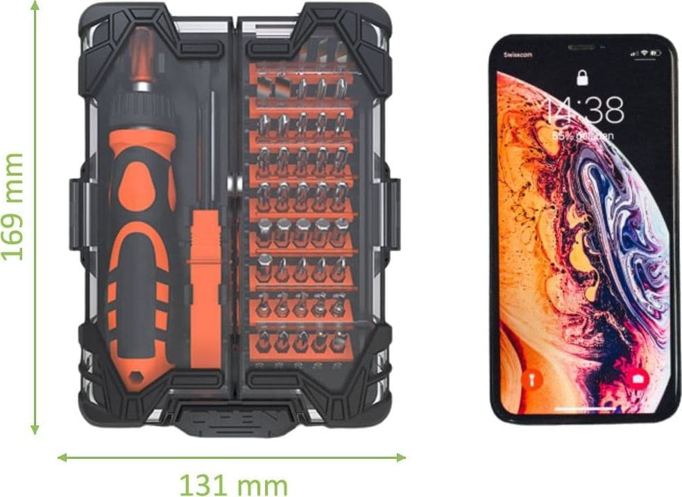 Kit Valigetta 48 in 1 Cacciavite, Punte - 11