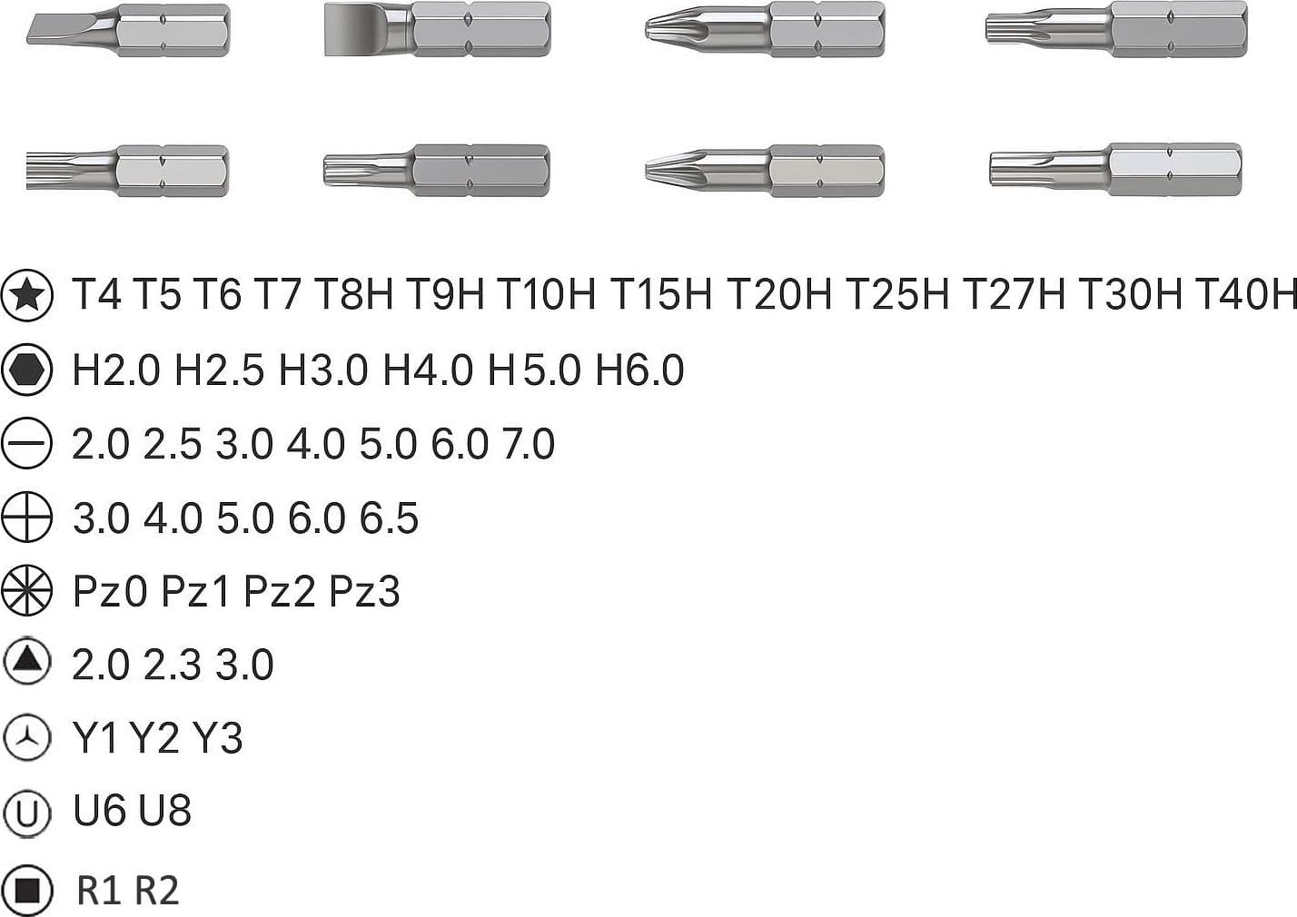 Kit Valigetta 48 in 1 Cacciavite, Punte - 7