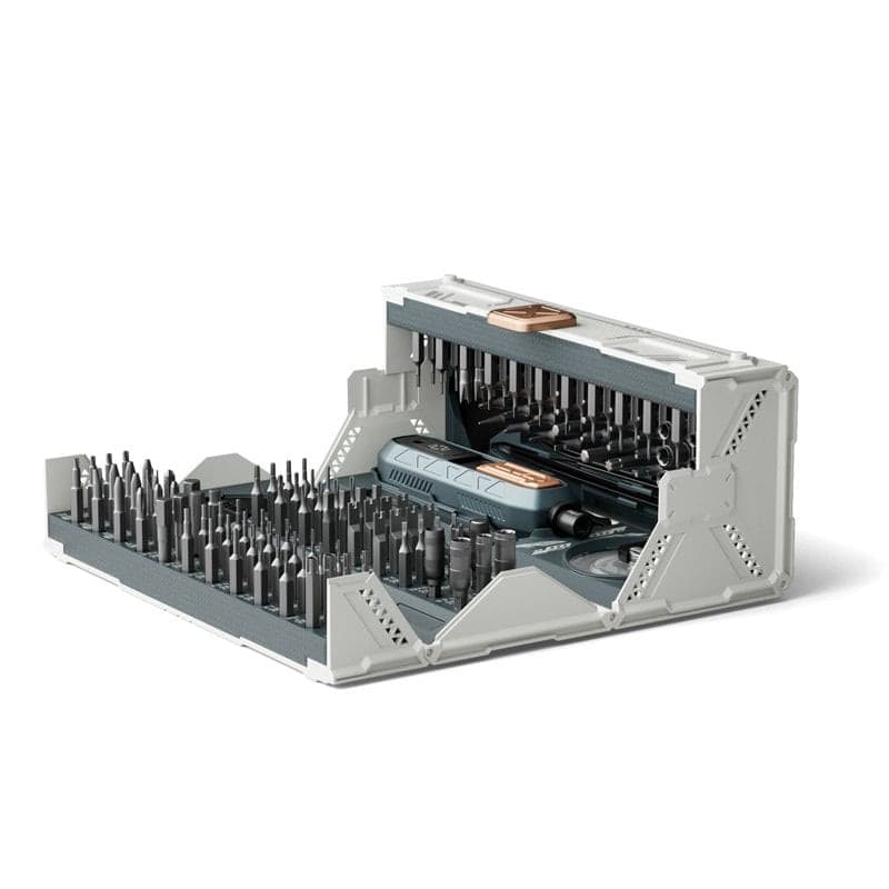 Set attrezzi 180 pezzi in 1 Cacciavite, Bussole e Punte