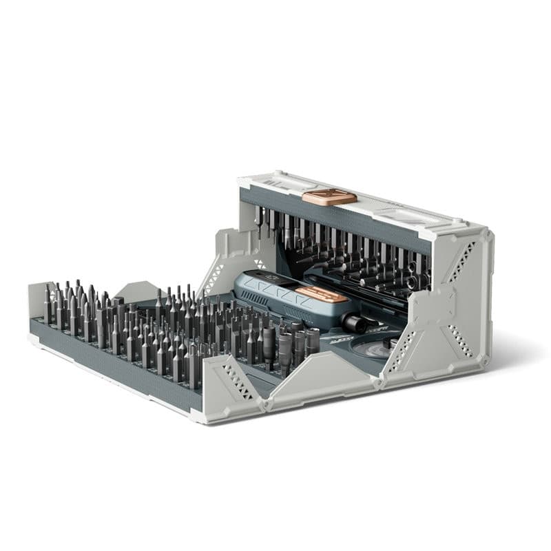 Set attrezzi 180 pezzi in 1 Cacciavite, Bussole e Punte - 9