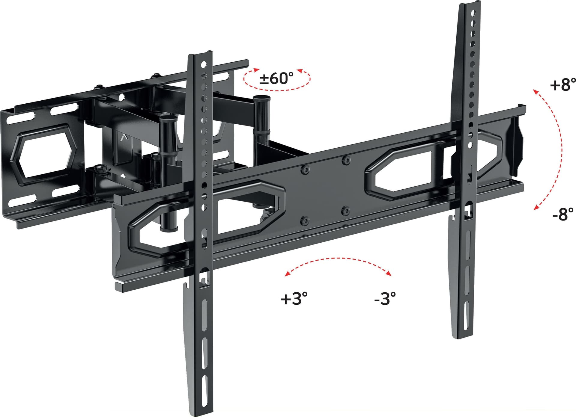 Supporto a Muro per TV LED LCD 32-70'' Full-Motion - 7