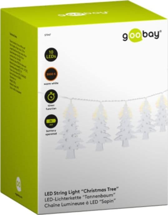 10 Luci LED Albero di Natale Bianco Caldo IP20 - 5
