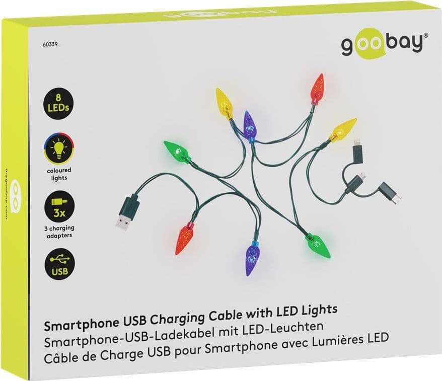 Cavo di Ricarica USB per Smartphone con Luci a LED - 2