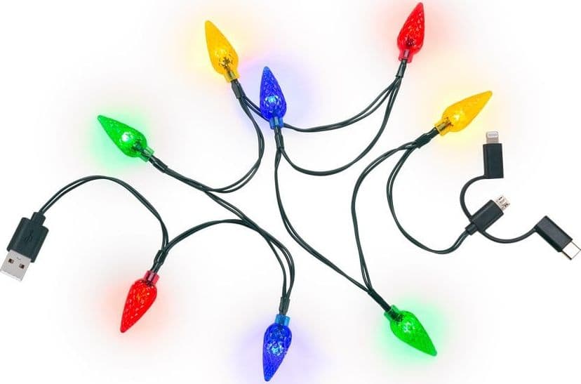 Cavo di Ricarica USB per Smartphone con Luci a LED - 7
