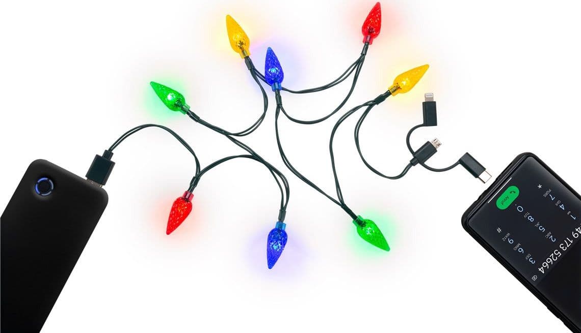 Cavo di Ricarica USB per Smartphone con Luci a LED - 9