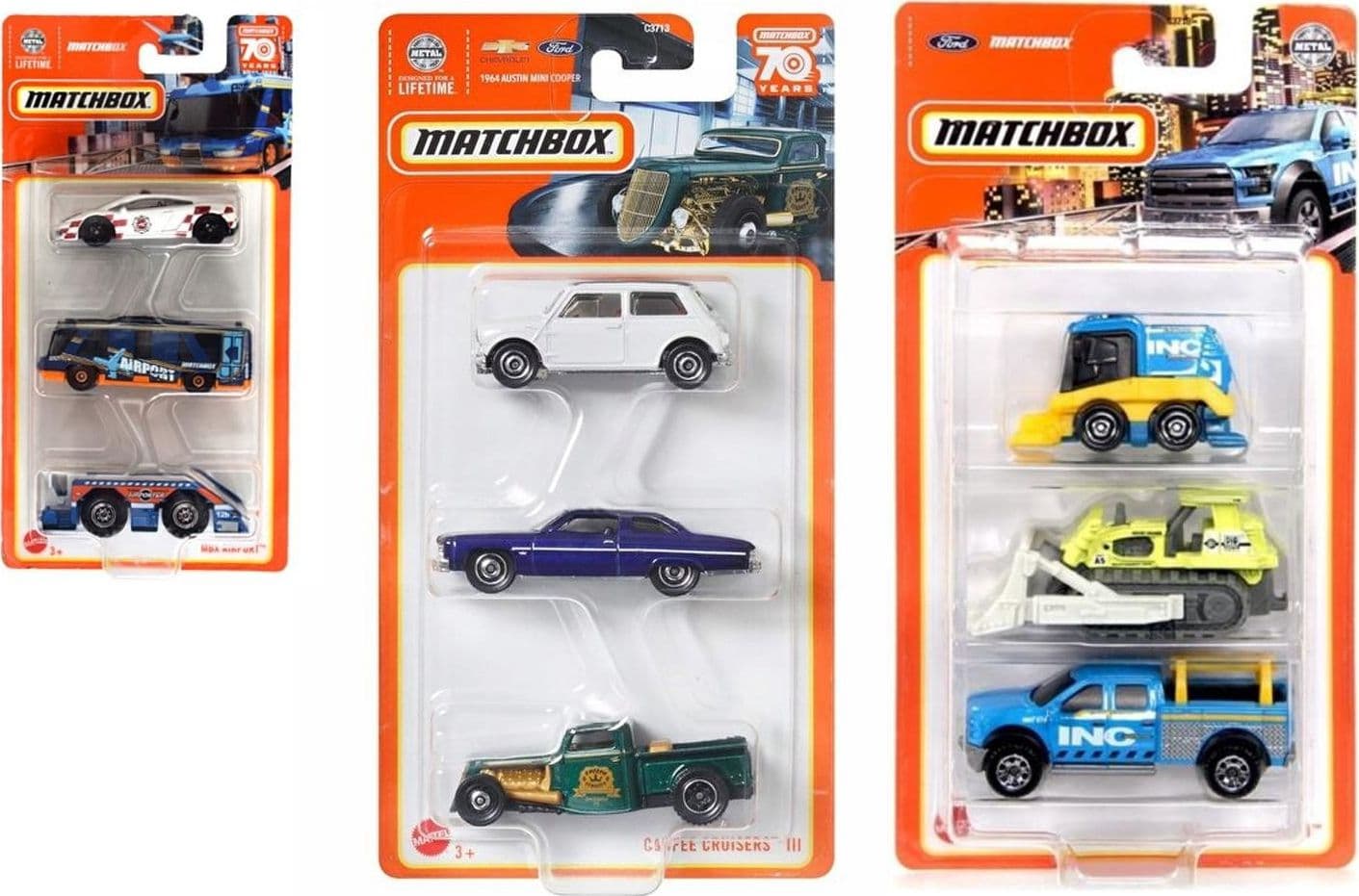 Matchbox Pack 3 veicoli - 2