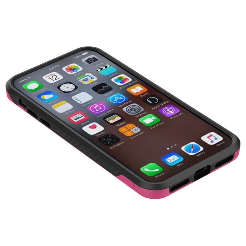 Zizo Star Diamond Hybrid Cover for iPhone X (Pink/Black) - 5