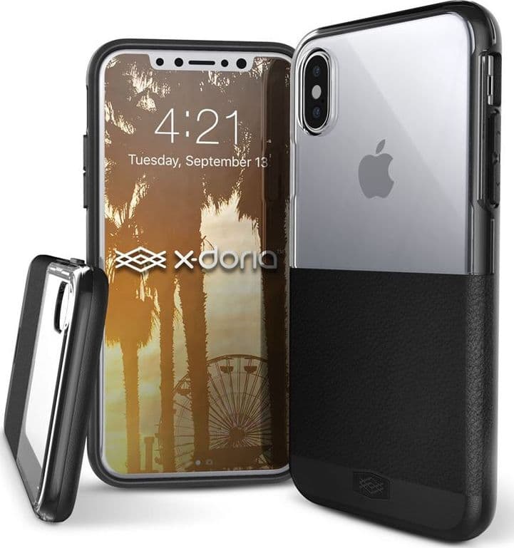 X-Doria Dash - Case for iPhone X (Black Leather)