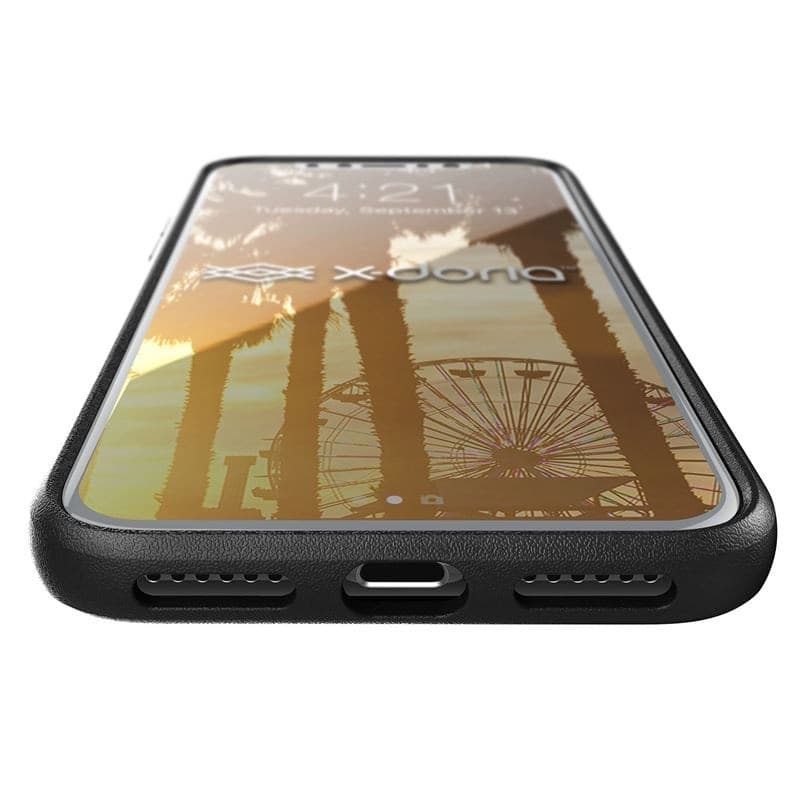 X-Doria Dash - Case for iPhone X (Black Leather) - 4