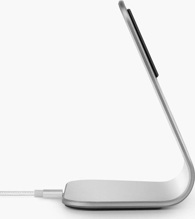 XVIDA (POWER 2) Wireless Charging Desk Stand - Qi 7.5W (Silver) - 7