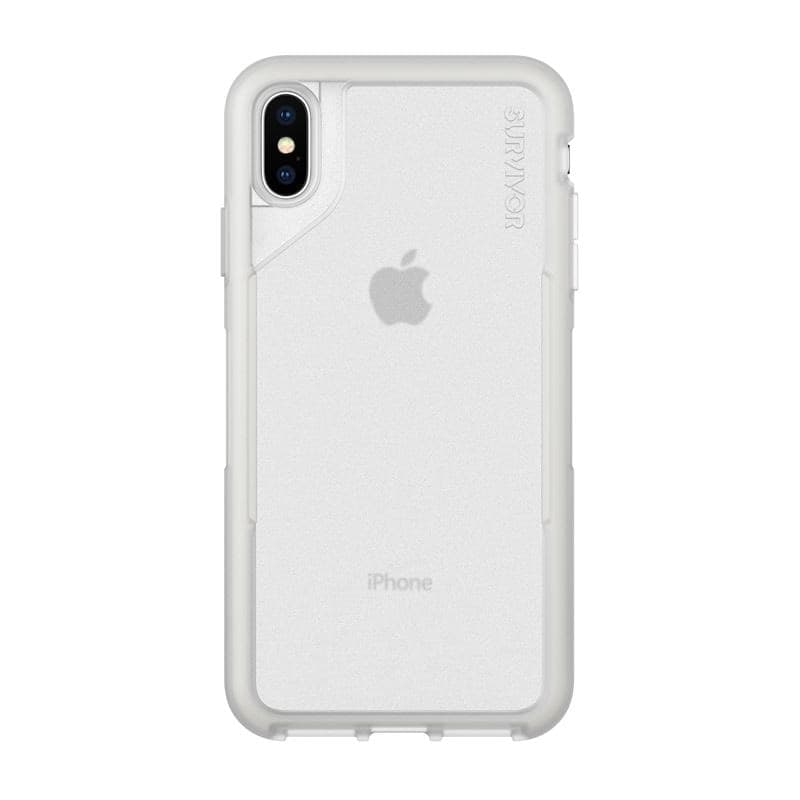 Griffin Survivor Endurance - Case for iPhone Xs Max (Clear/Gray) - 3