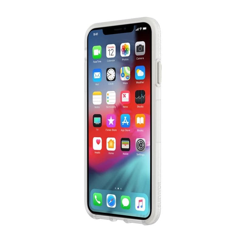Griffin Survivor Endurance - Case for iPhone Xs Max (Clear/Gray) - 4