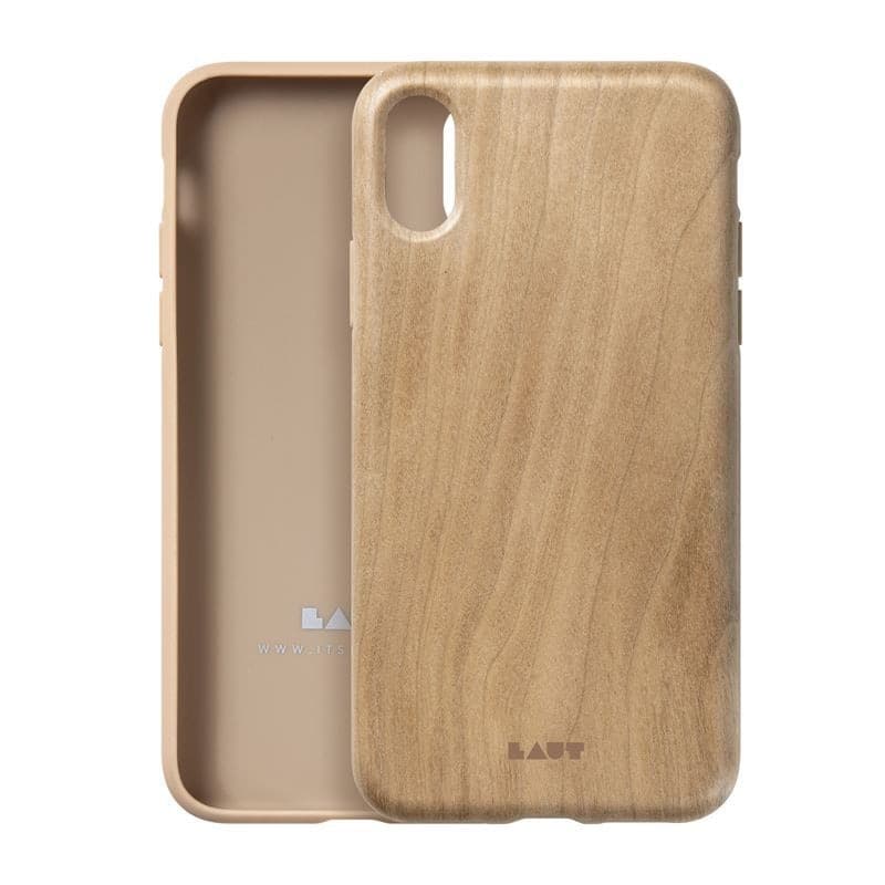 Laut PINNACLE - Case for iPhone XR with natural wood (Cherry Wood) - 6