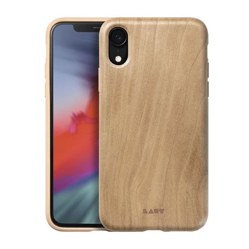 Laut PINNACLE - Case for iPhone XR with natural wood (Cherry Wood) - 8