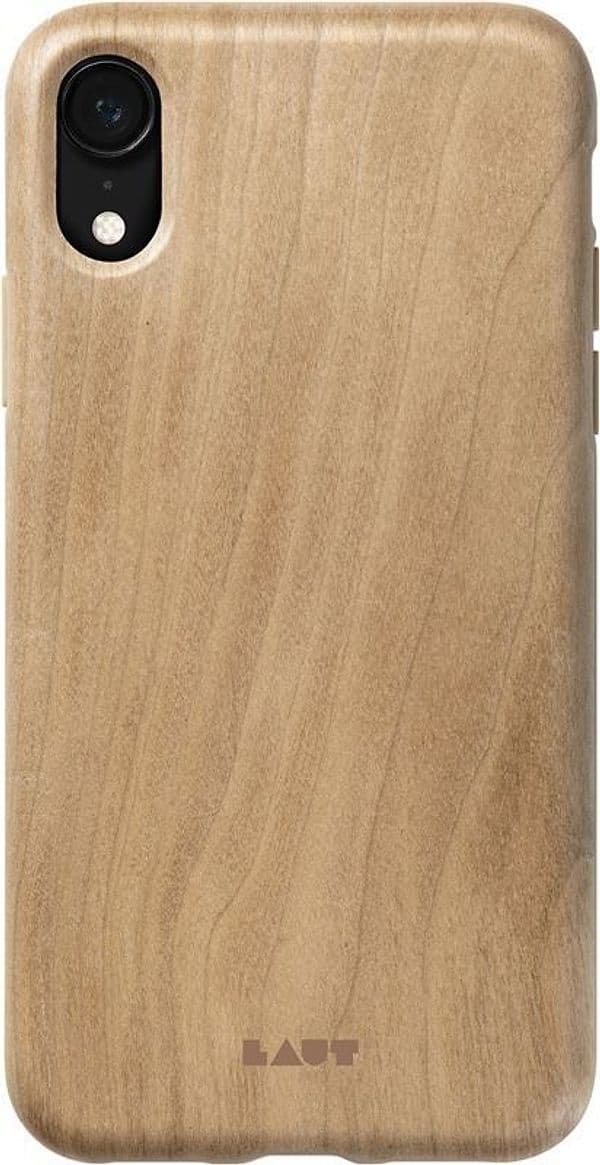 Laut PINNACLE - Case for iPhone XR with natural wood (Cherry Wood) - 9
