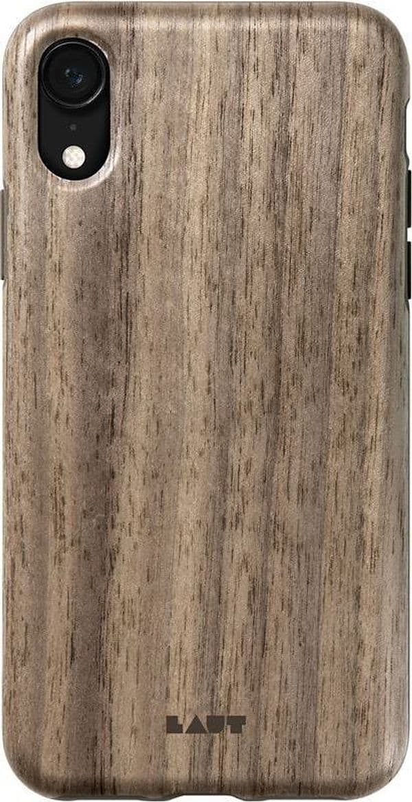 Laut PINNACLE - Case for iPhone XR with natural wood (Walnut) - 2