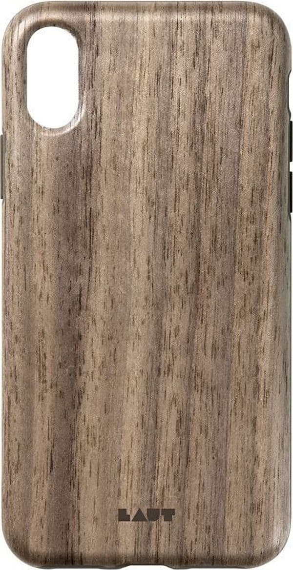 Laut PINNACLE - Case for iPhone XR with natural wood (Walnut) - 11