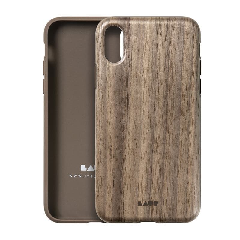 Laut PINNACLE - Case for iPhone XR with natural wood (Walnut) - 6