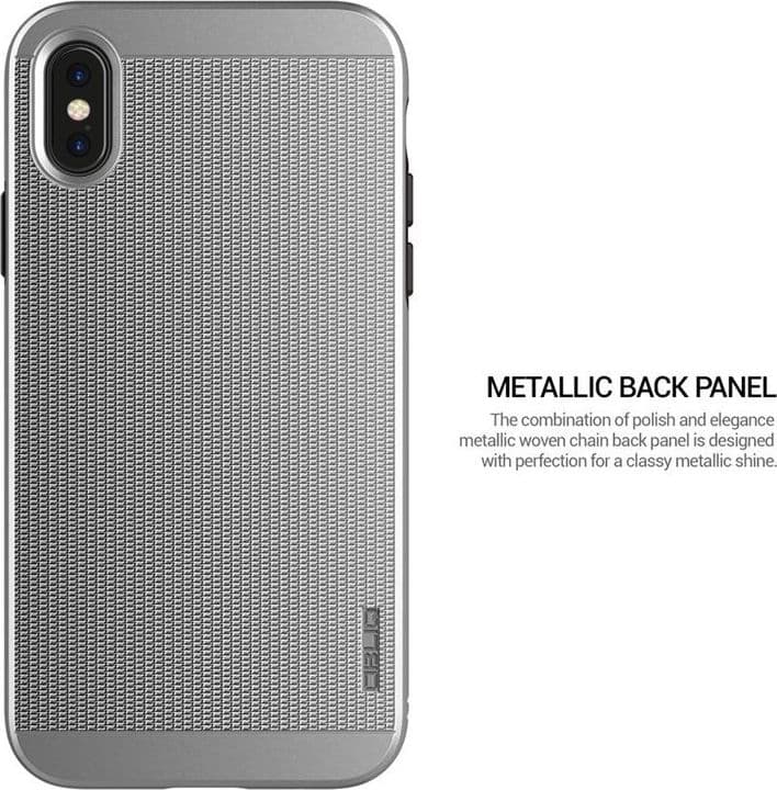 Obliq Slim Meta - Case for iPhone Xs / X (Satin Silver) - 2