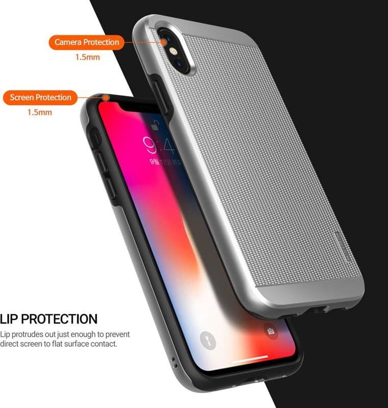 Obliq Slim Meta - Case for iPhone Xs / X (Satin Silver) - 5