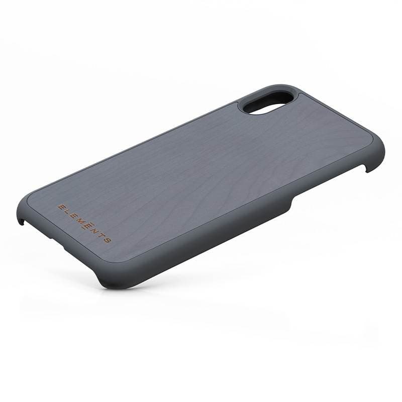 Nordic Elements Original Gefion - Case for iPhone XR with real maple wood (Mid Grey) - 4
