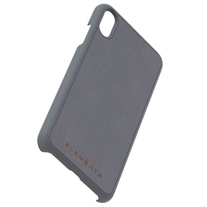 Nordic Elements Original Gefion - Case for iPhone Xs Max with real maple wood (Mid Grey) - 11