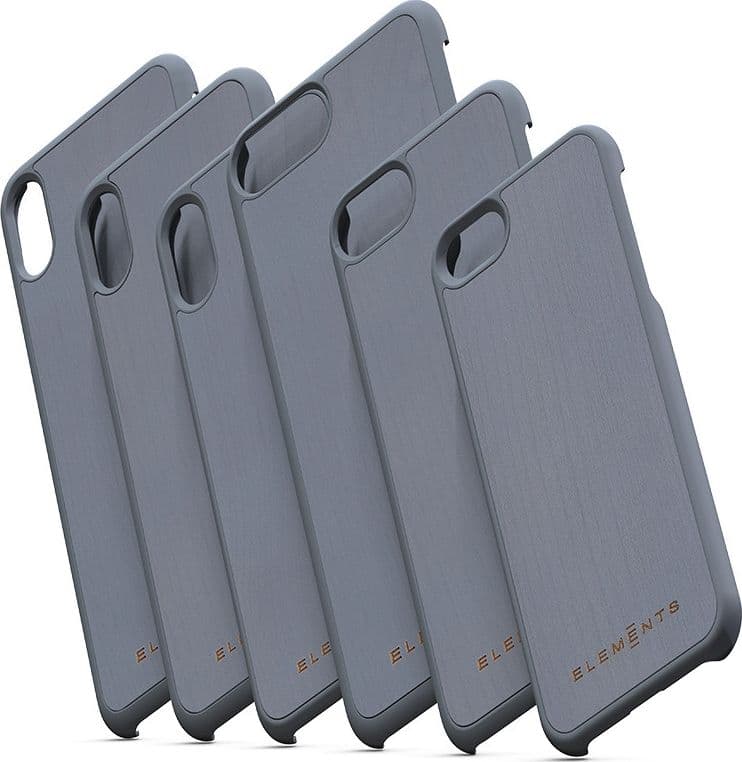 Nordic Elements Original Gefion - Case for iPhone Xs Max with real maple wood (Mid Grey) - 8