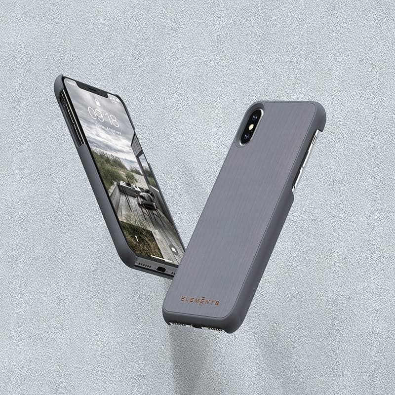 Nordic Elements Original Gefion - Case for iPhone Xs Max with real maple wood (Mid Grey) - 10