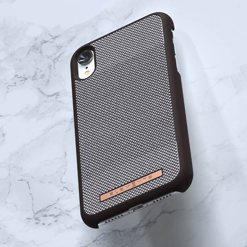 Nordic Elements Saeson Idun - Case for iPhone XR (Dark Brown Pattern 1) - 2