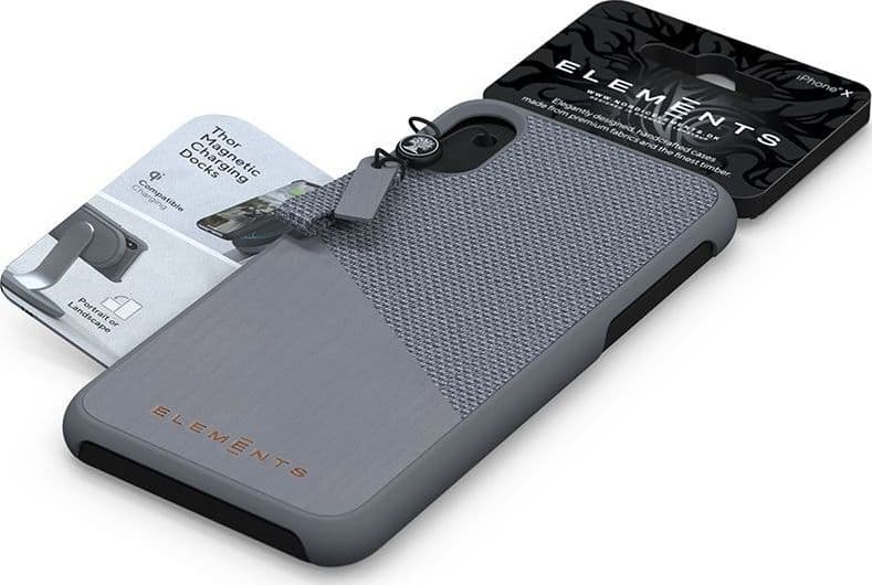 Nordic Elements Original Hel - Case for iPhone Xs Max with real maple wood (Mid Grey) - 16