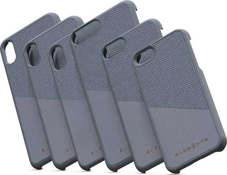 Nordic Elements Original Hel - Case for iPhone Xs Max with real maple wood (Mid Grey) - 17