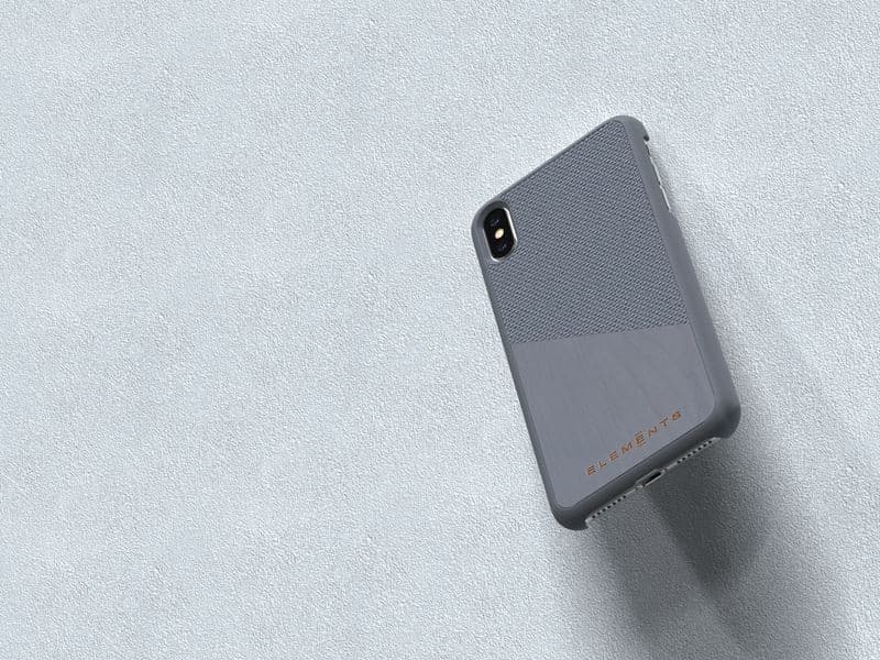 Nordic Elements Original Hel - Case for iPhone Xs Max with real maple wood (Mid Grey) - 18