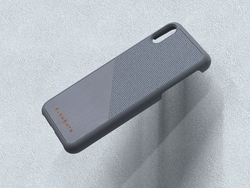 Nordic Elements Original Hel - Case for iPhone Xs Max with real maple wood (Mid Grey) - 19