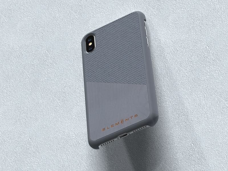 Nordic Elements Original Hel - Case for iPhone Xs Max with real maple wood (Mid Grey) - 20