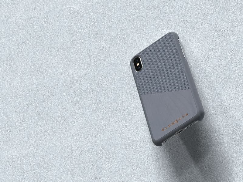 Nordic Elements Original Hel - Case for iPhone Xs Max with real maple wood (Mid Grey) - 8