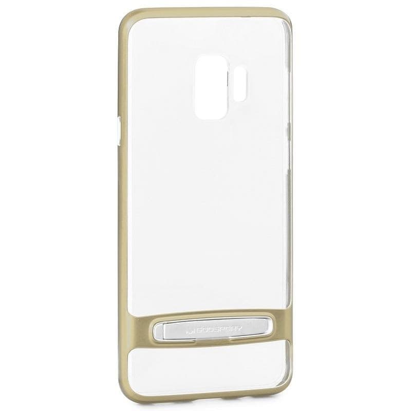 Mercury Dream Bumper - Case for Samsung Galaxy S9 with metal stand (Gold) - 11