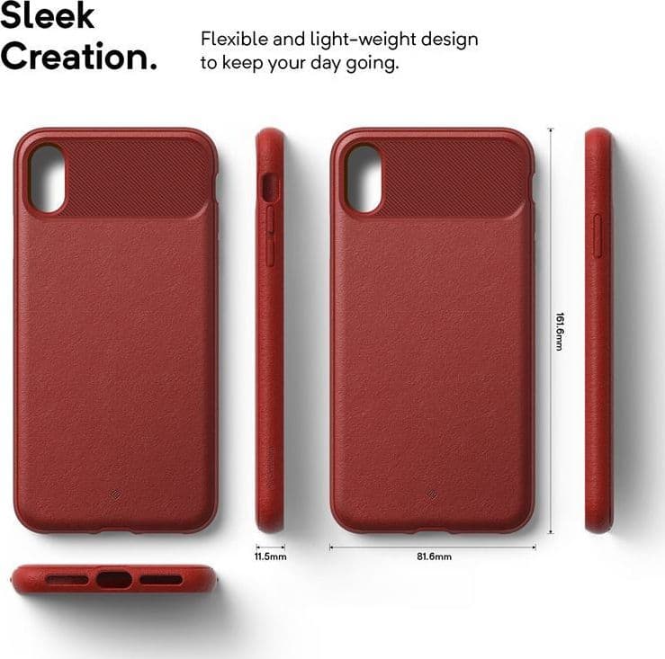 Caseology Vault Case for iPhone Xs Max (Red) - 2