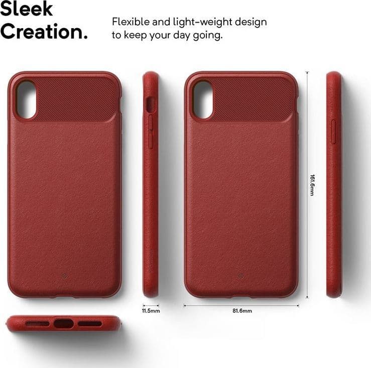 Caseology Vault Case for iPhone Xs Max (Red) - 11