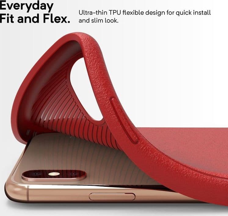Caseology Vault Case for iPhone Xs Max (Red) - 12