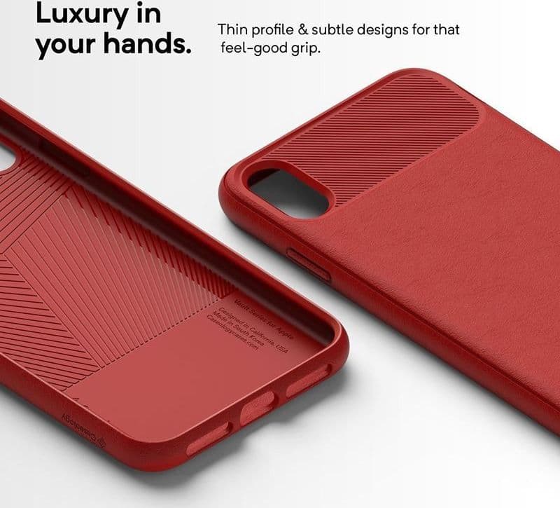 Caseology Vault Case for iPhone Xs Max (Red) - 13