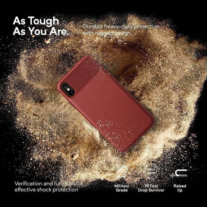 Caseology Vault Case for iPhone Xs Max (Red) - 8