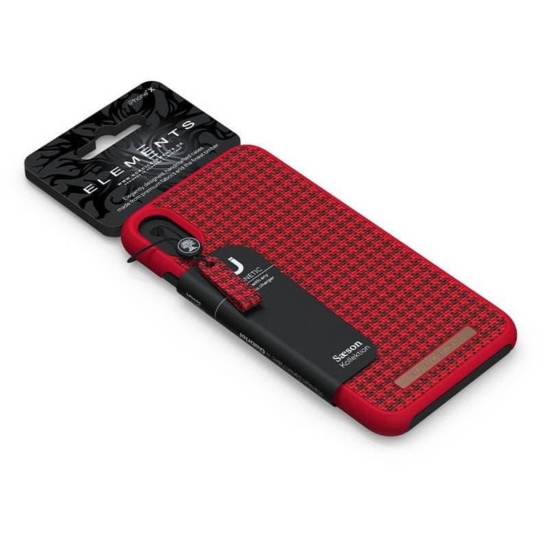 Nordic Elements Saeson Idun - Case for iPhone Xs / X (Red) - 18
