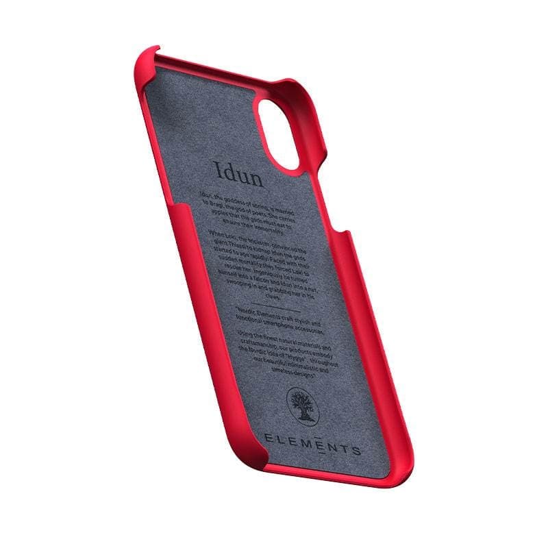 Nordic Elements Saeson Idun - Case for iPhone Xs / X (Red) - 4