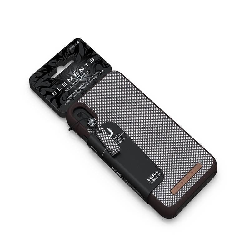 Nordic Elements Saeson Idun - Case for iPhone Xs Max (Dark Brown) - 4