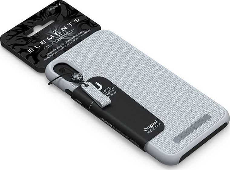 Nordic Elements Original Idun - Case for iPhone Xs Max (Light Grey) - 14